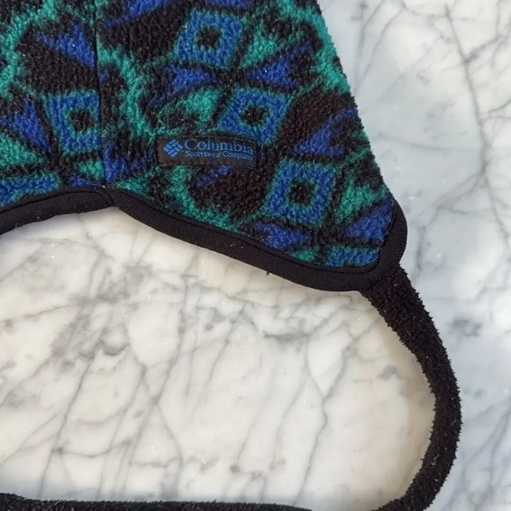 Vintage Youth Columbia Fleece 90’s Style Beanie Hat Sz L/XL